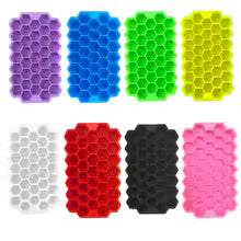 Ice Cube Tray Reusable Silicone Ice Cube Mold BPA Free Ice Maker with Removable Lid